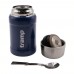 Термос пищевой Tramp UTRC-132-blue 0,8 л с чехлом