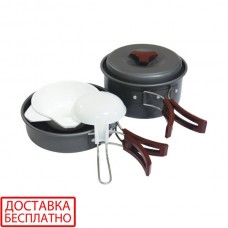 Набор посуды анодированный на 1-2 персоны Tramp UTRC-144