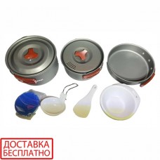 Набор посуды анодированной на 2-3 персоны Tramp UTRC-143