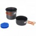 Кастрюля со сковородкой Tramp 0,9 л, 0.5 л анодированная UTRC-145
