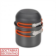 Кастрюля со сковородкой Tramp 0,9 л, 0.5 л анодированная UTRC-145