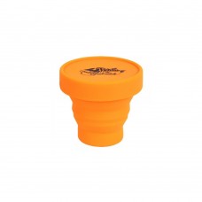 Стакан складной силиконовый с крышкой Tramp 180ml orange