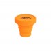 Стакан складной силиконовый с крышкой Tramp 180ml orange