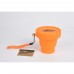 Стакан складной силиконовый с крышкой Tramp 180ml orange