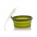 Контейнер складной с крышкой-защелкой Tramp 550ml olive